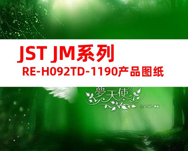JST JM系列 RE-H092TD-1190产品图纸